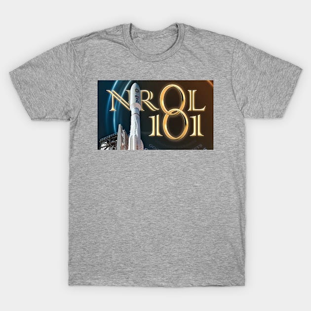 NROL 101 Mission Poster T-Shirt by Spacestuffplus